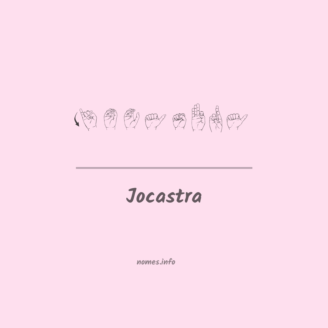 Jocastra em Libras