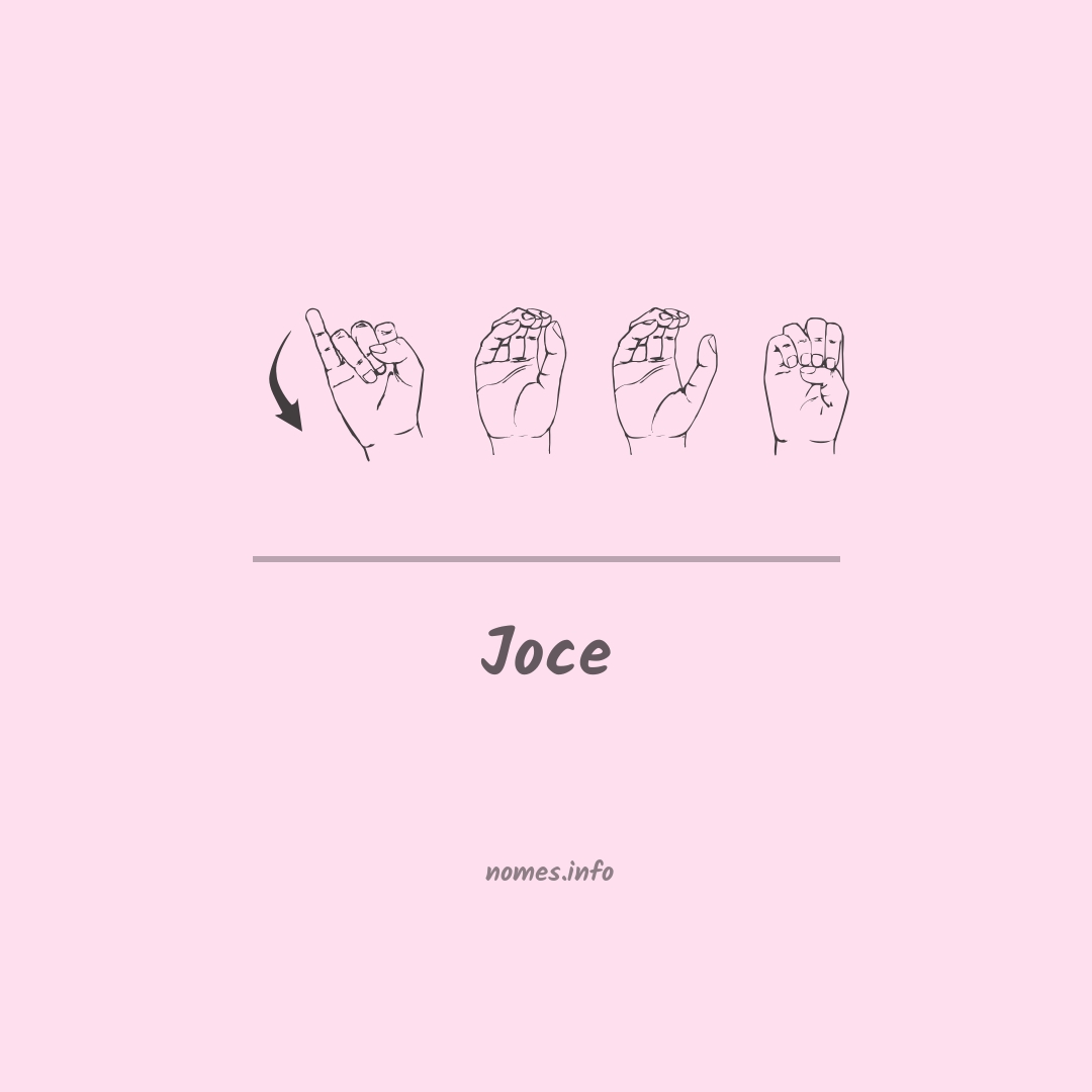 Joce em Libras