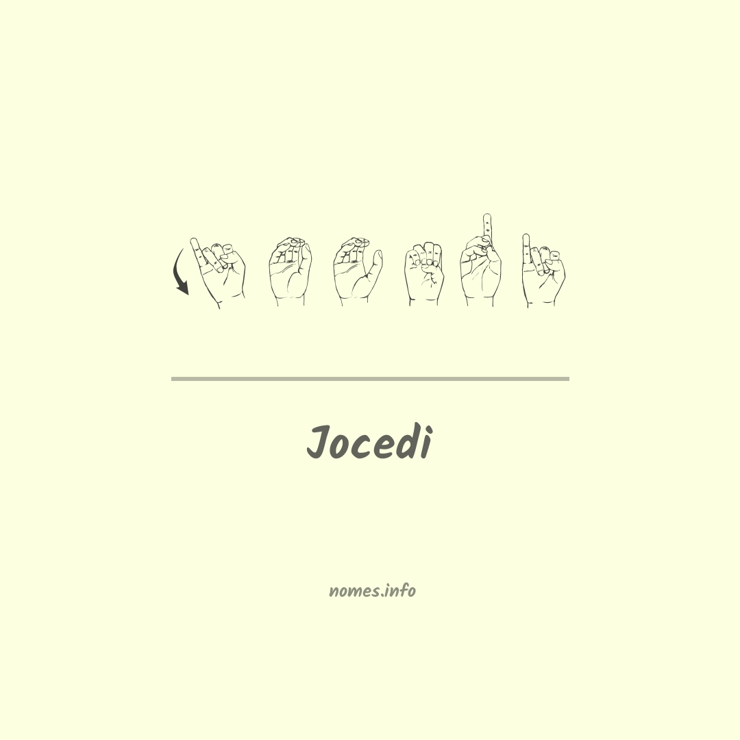 Jocedi em Libras