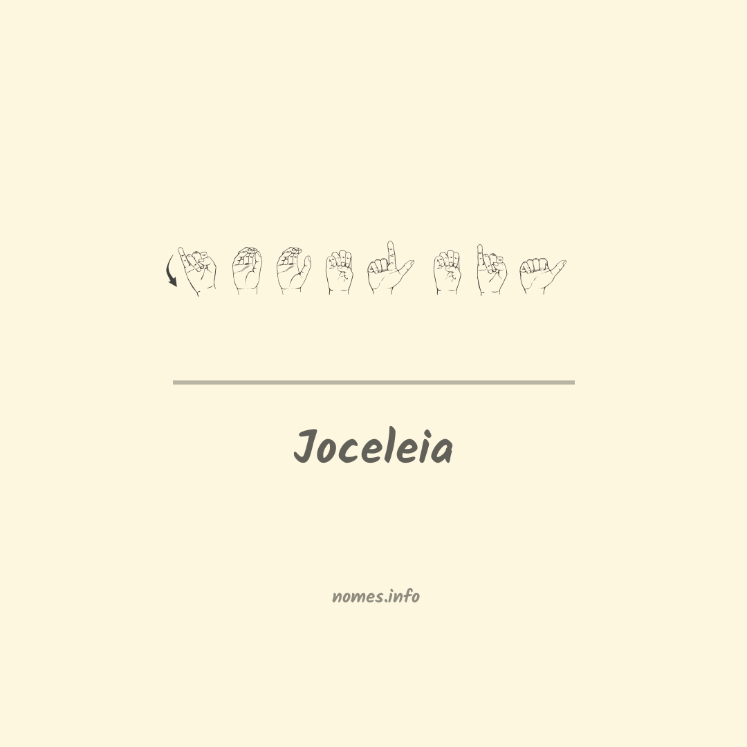 Joceleia em Libras