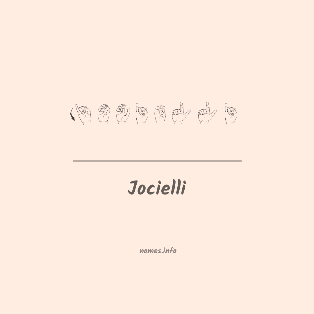Jocielli em Libras