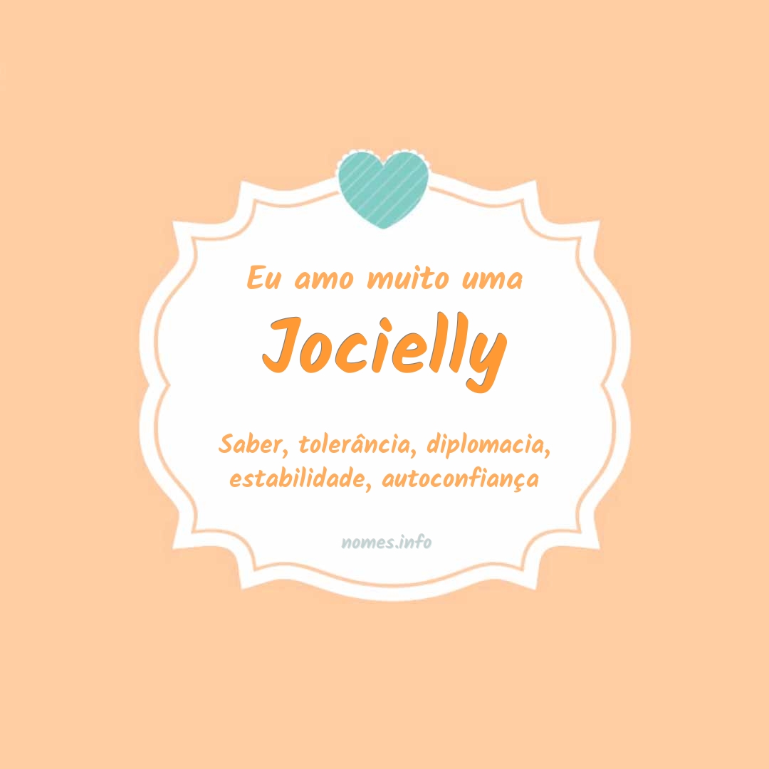 Eu amo muito Jocielly