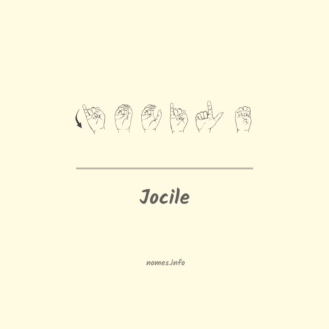 Jocile em Libras