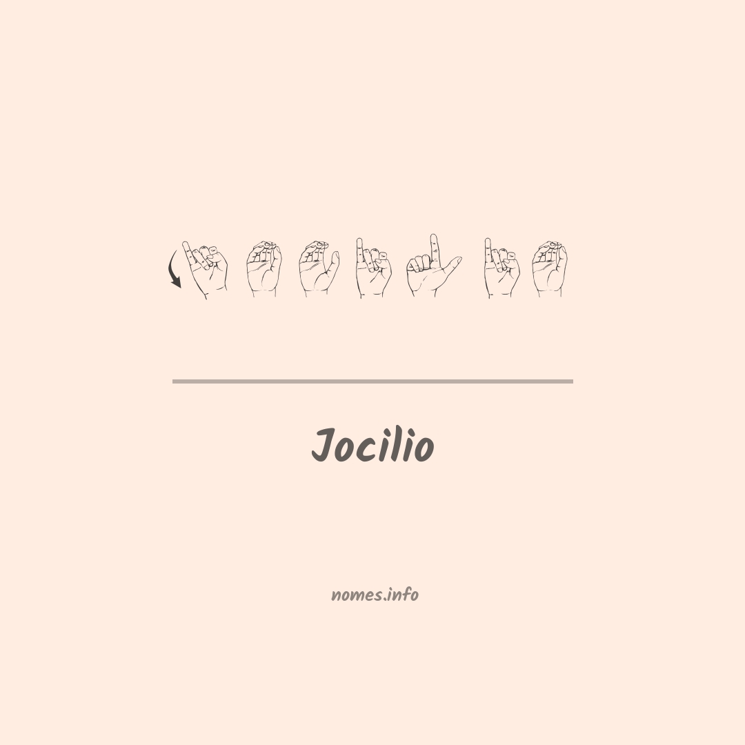 Jocilio em Libras