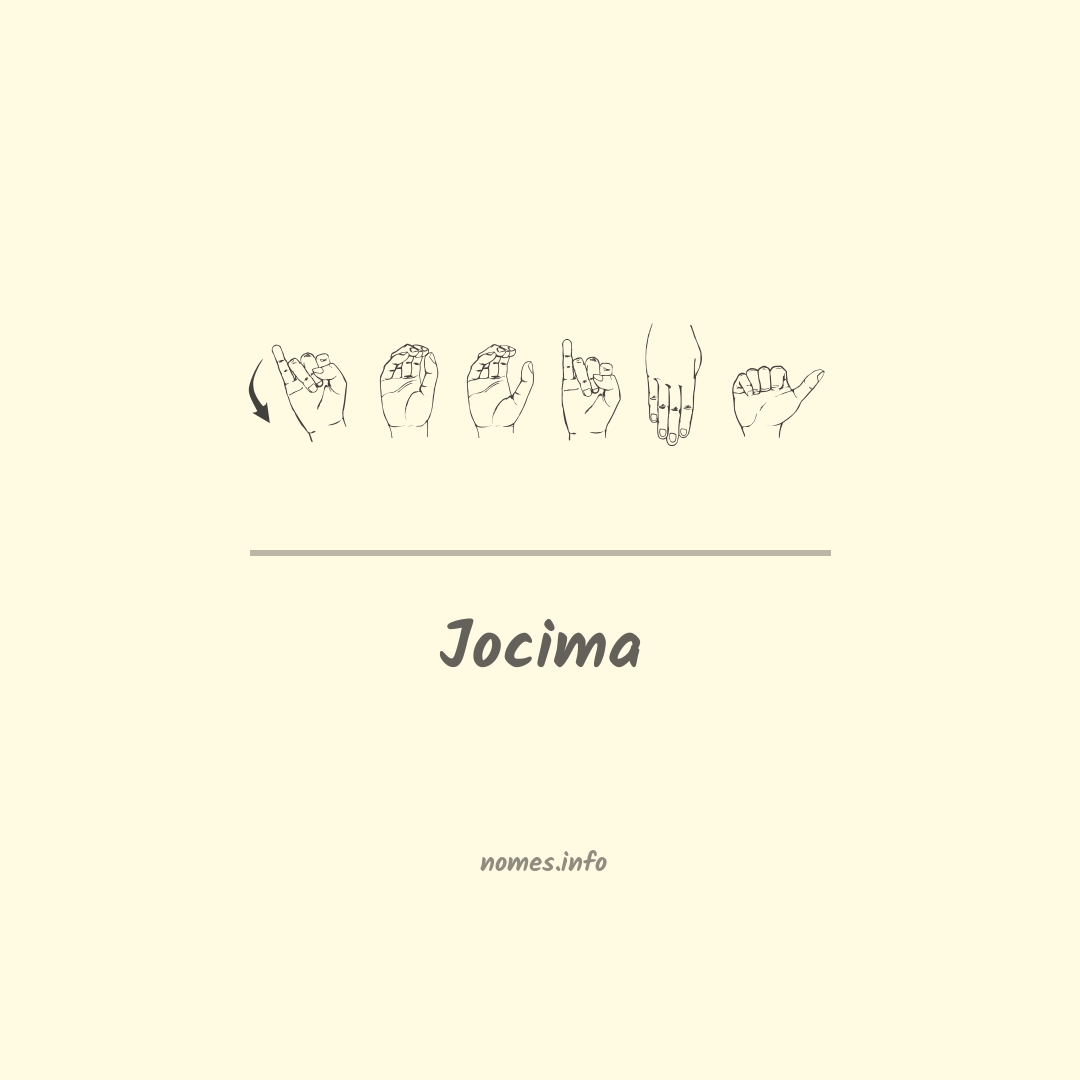 Jocima em Libras