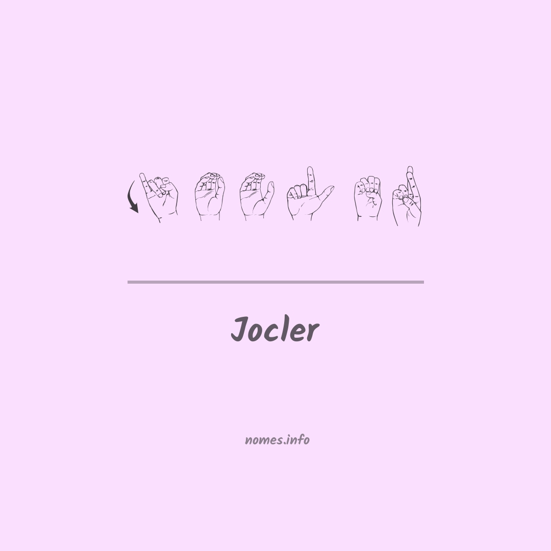 Jocler em Libras