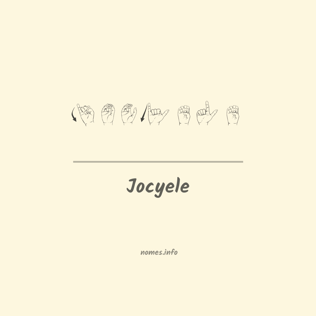 Jocyele em Libras