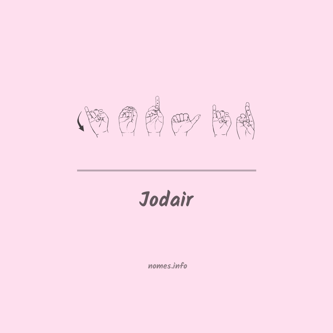 Jodair em Libras