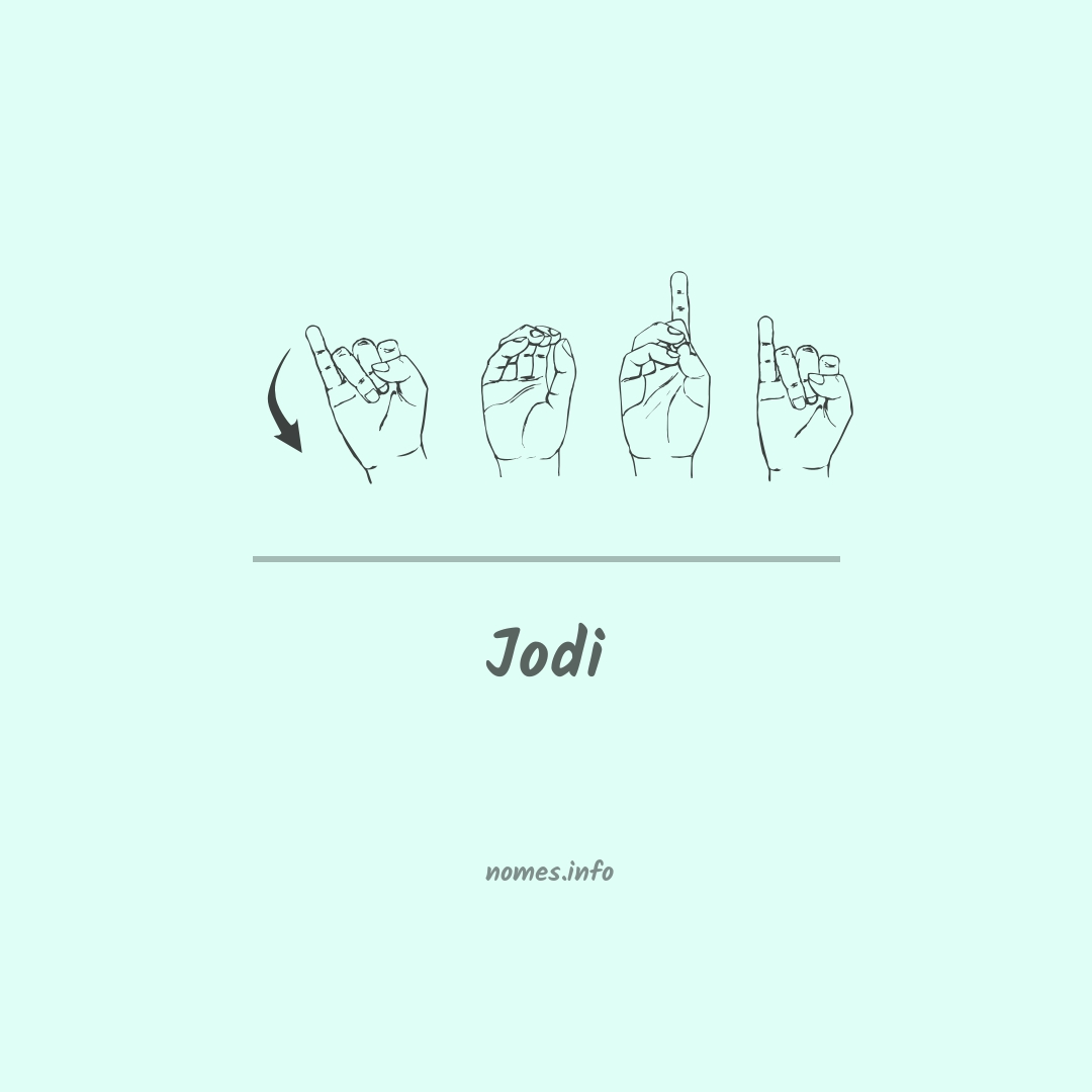 Jodi em Libras