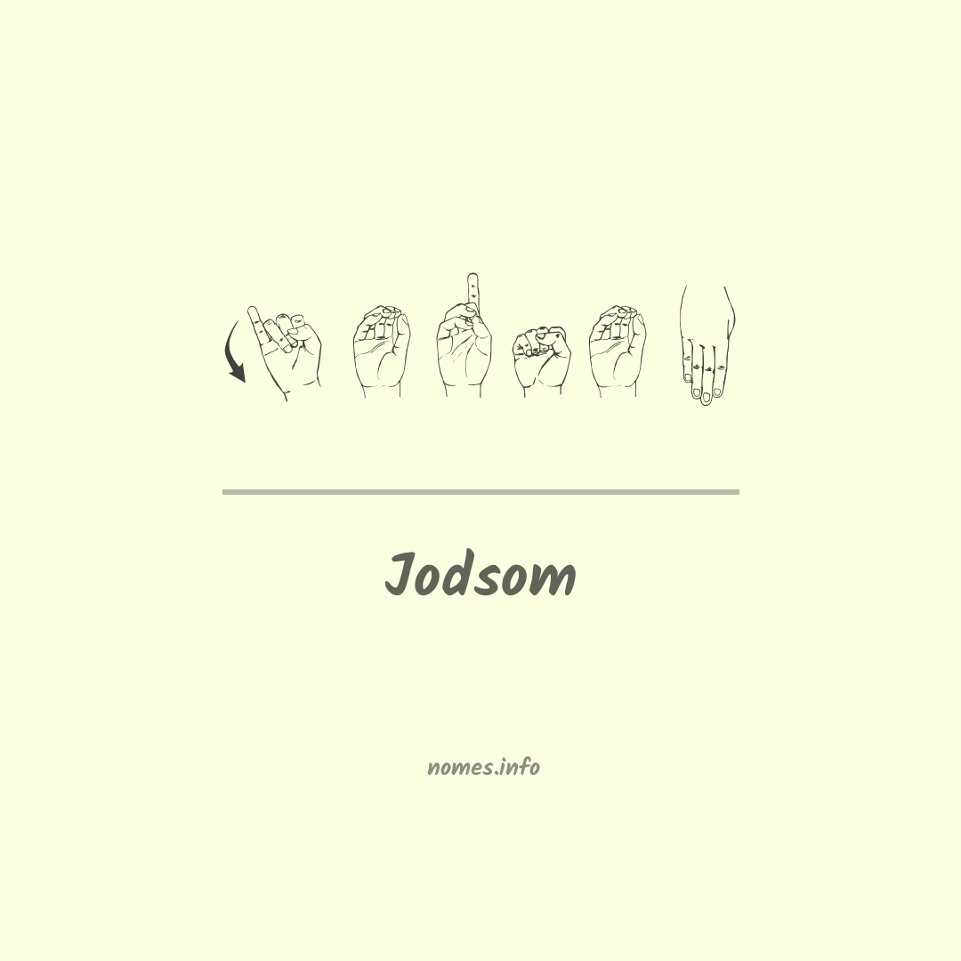 Jodsom em Libras