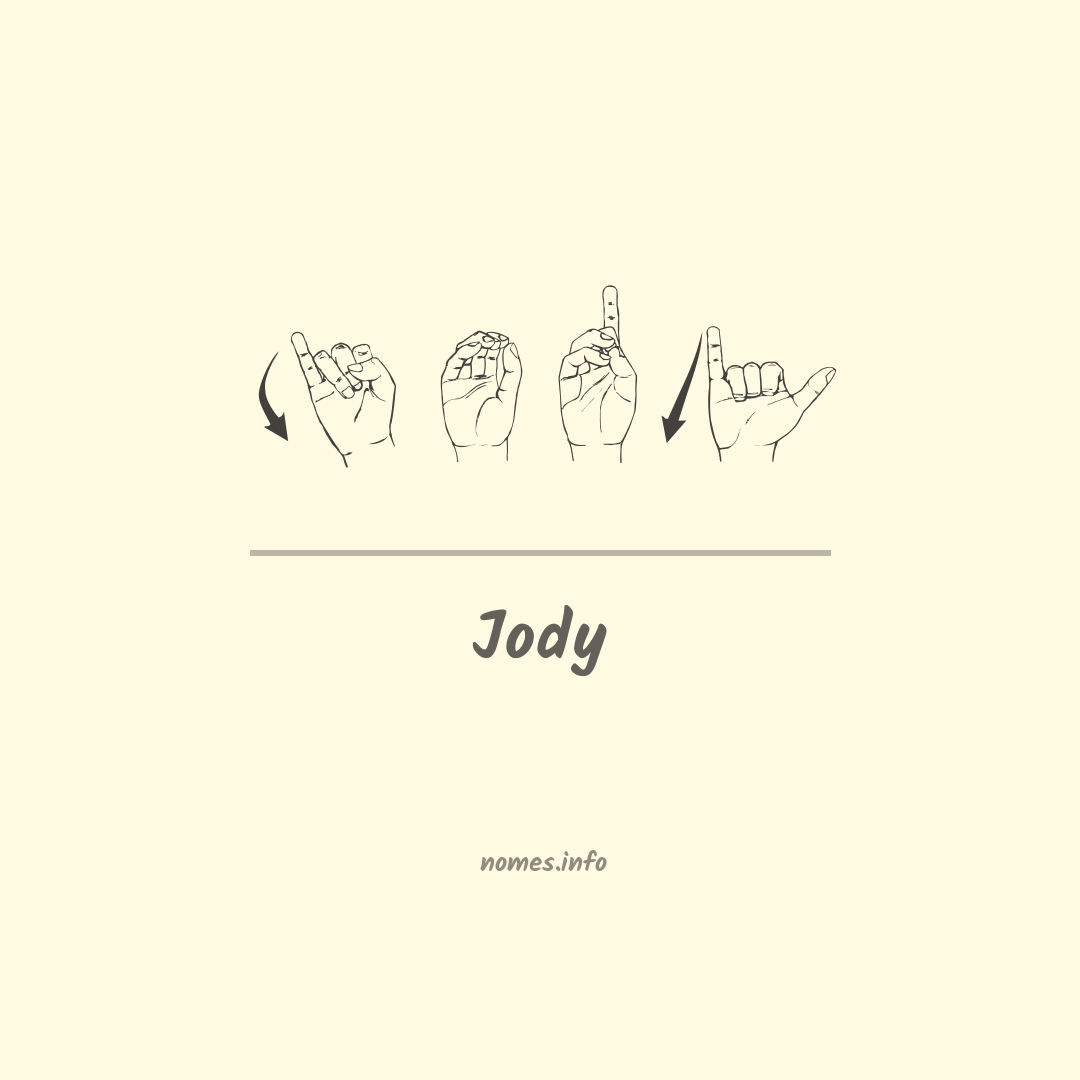 Jody em Libras Jody em Libras