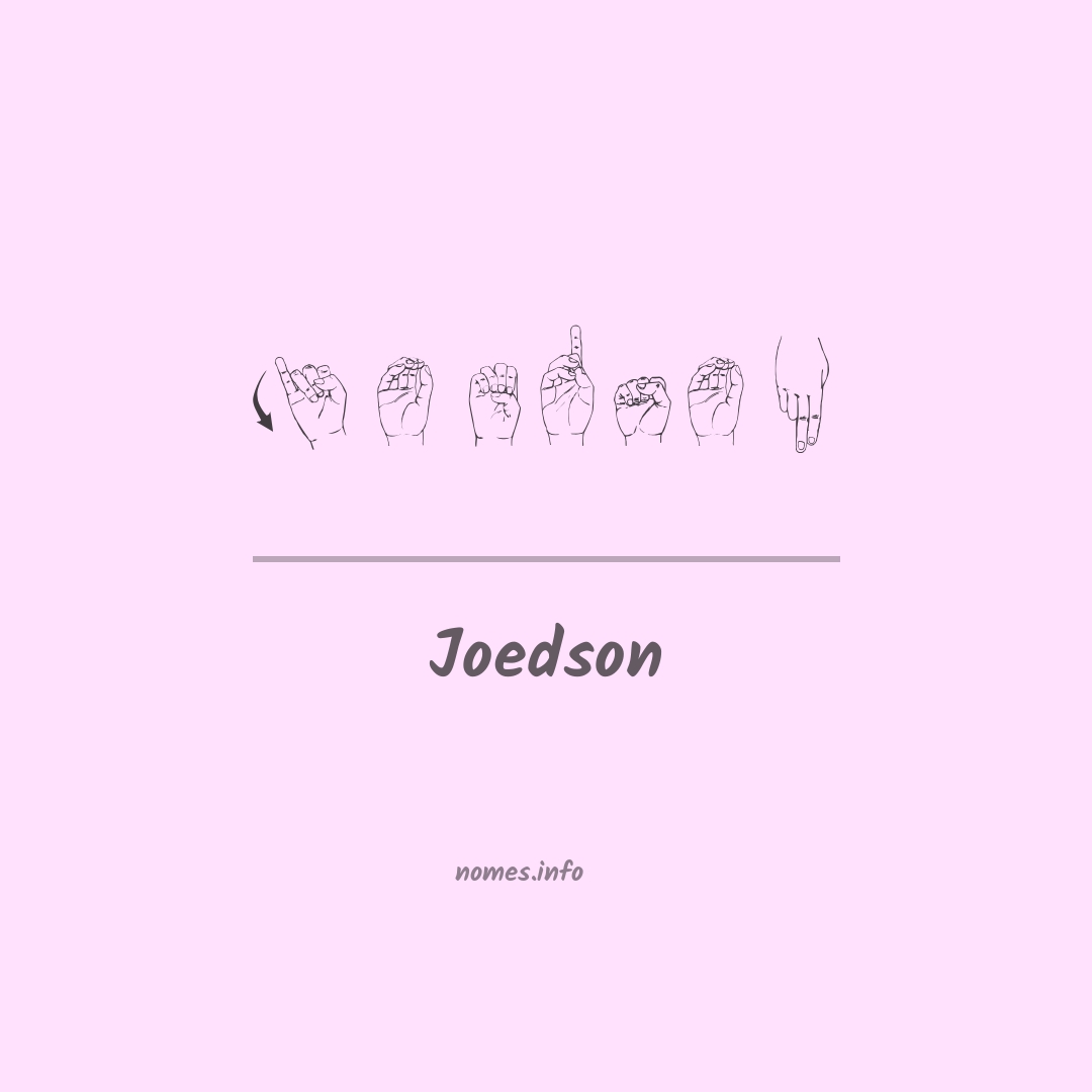 Joedson em Libras