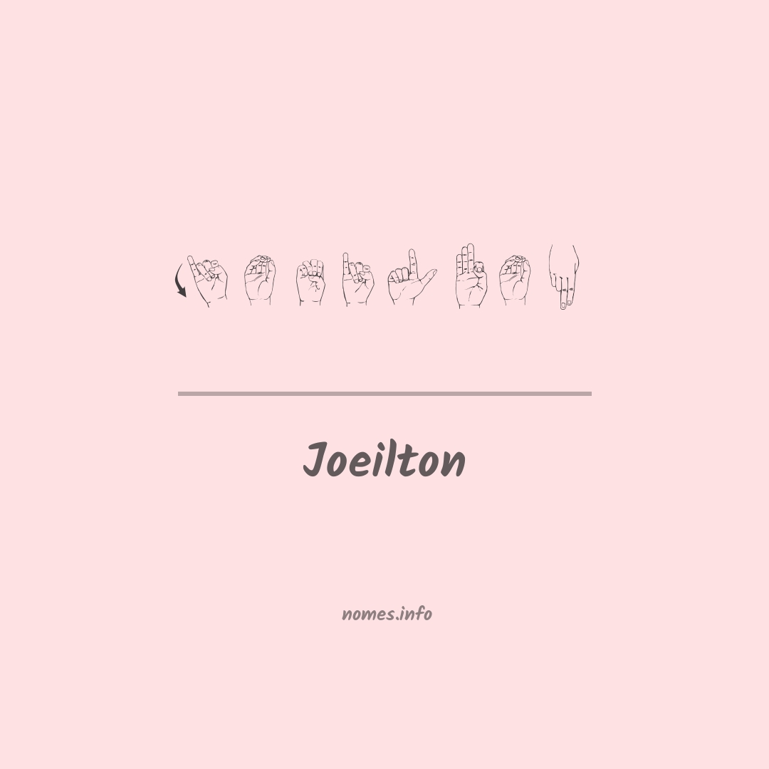Joeilton em Libras