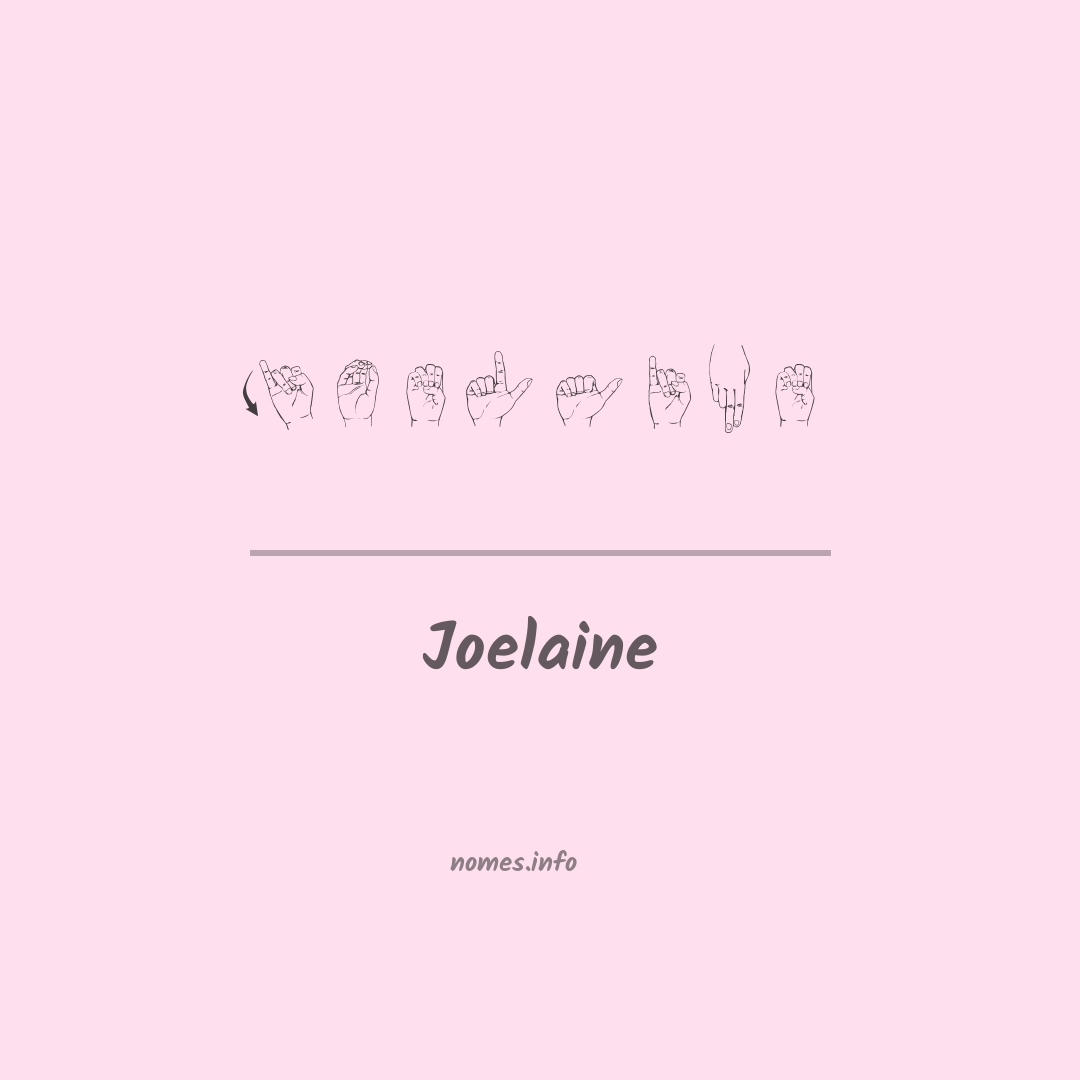 Joelaine em Libras