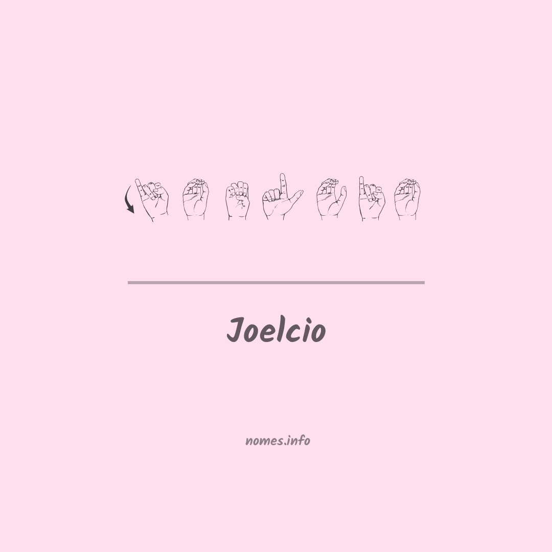 Joelcio em Libras