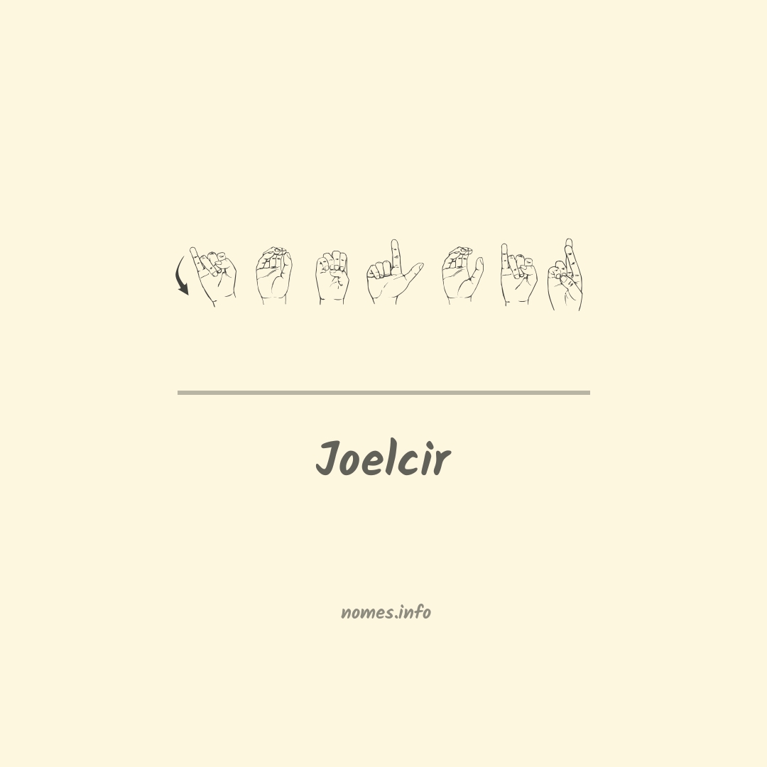 Joelcir em Libras