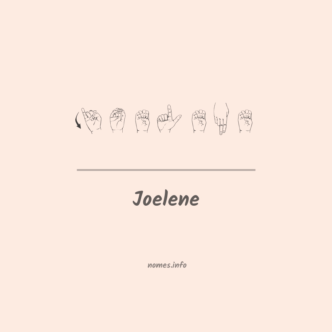 Joelene em Libras