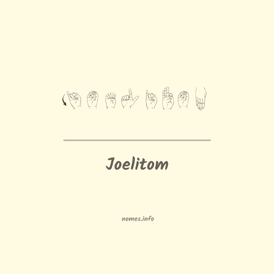 Joelitom em Libras