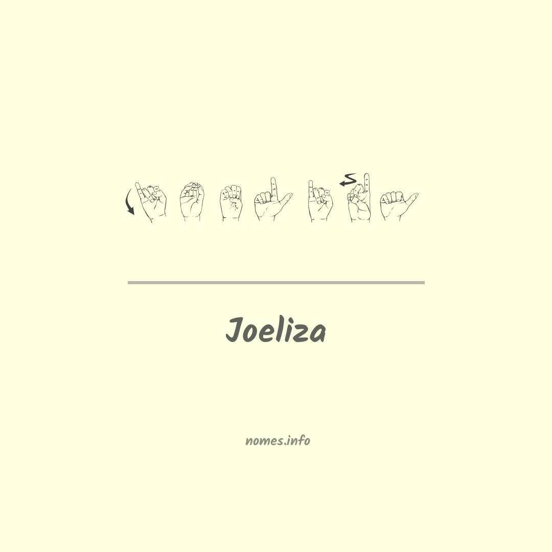 Joeliza em Libras