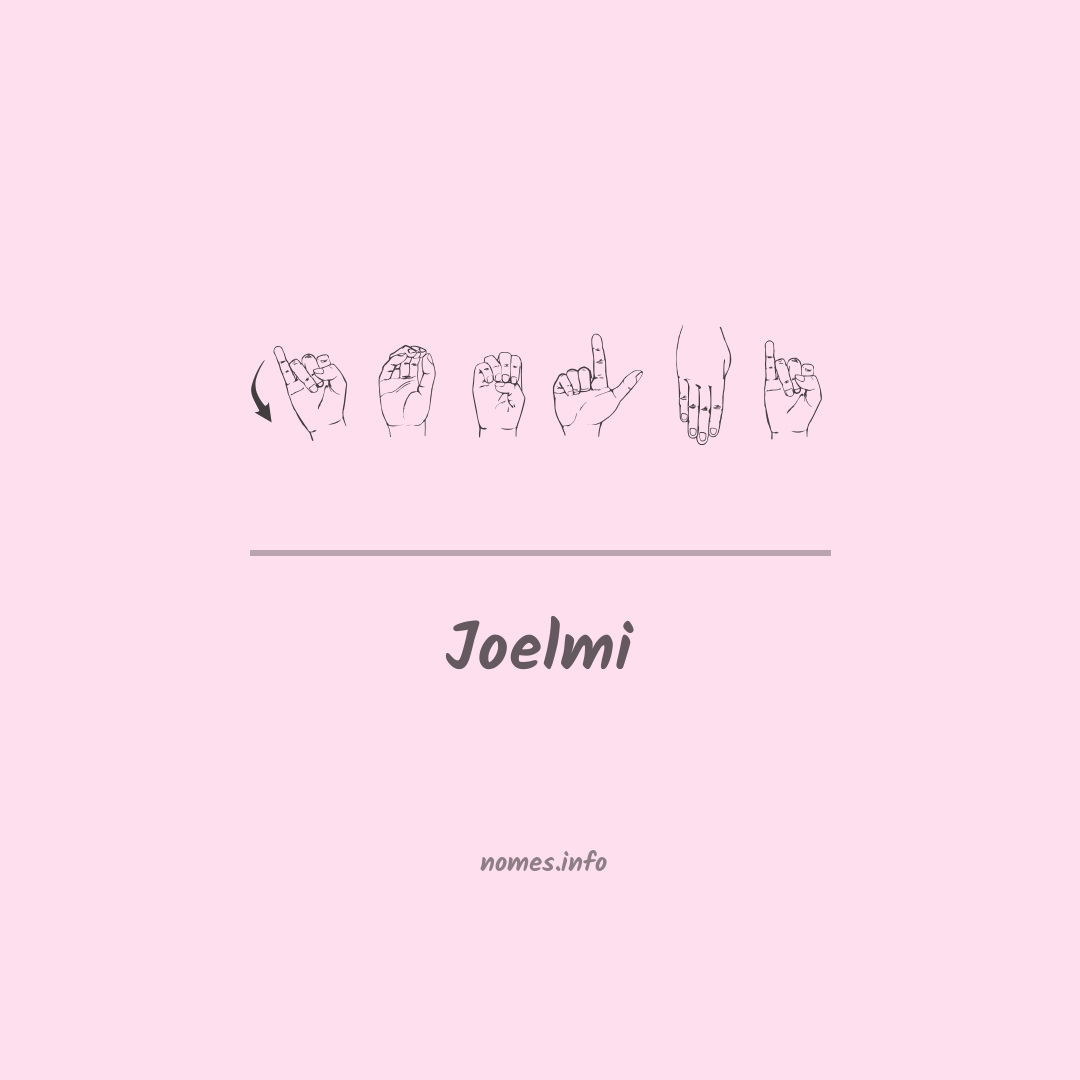 Joelmi em Libras