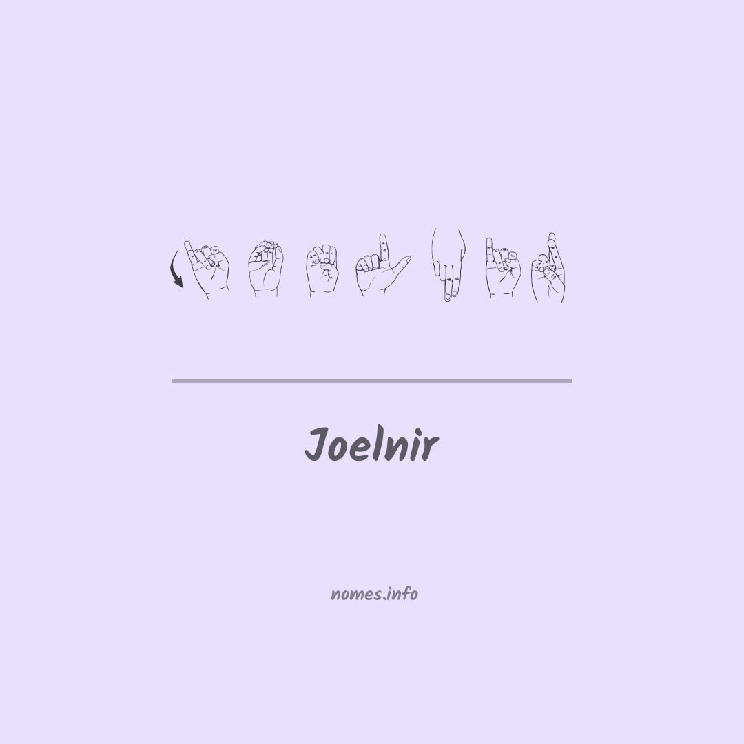 Joelnir em Libras