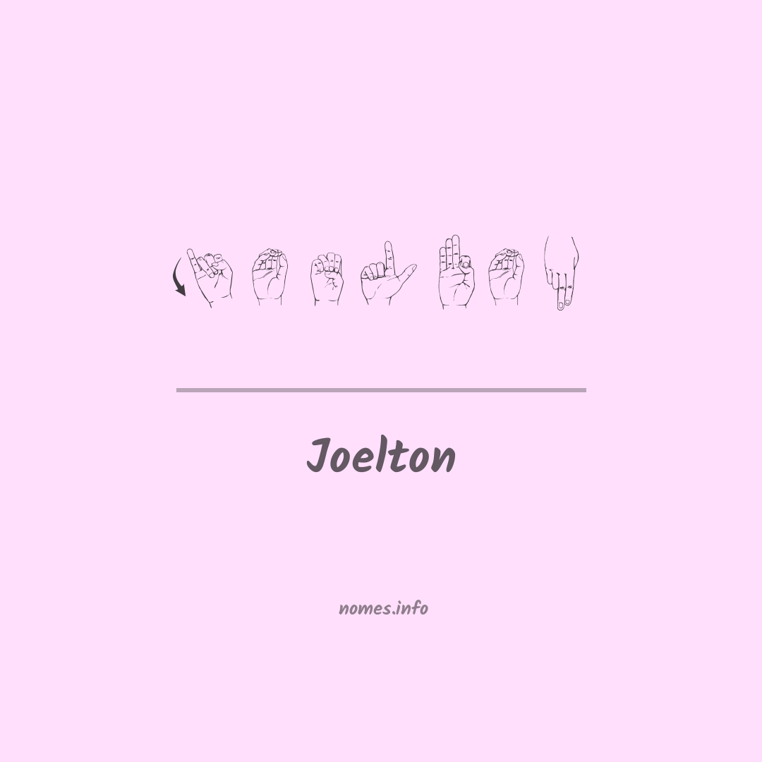 Joelton em Libras