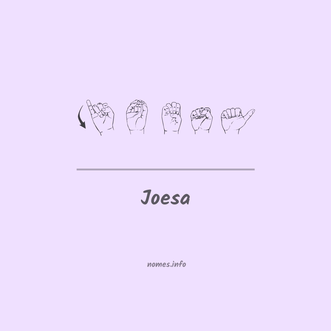 Joesa em Libras