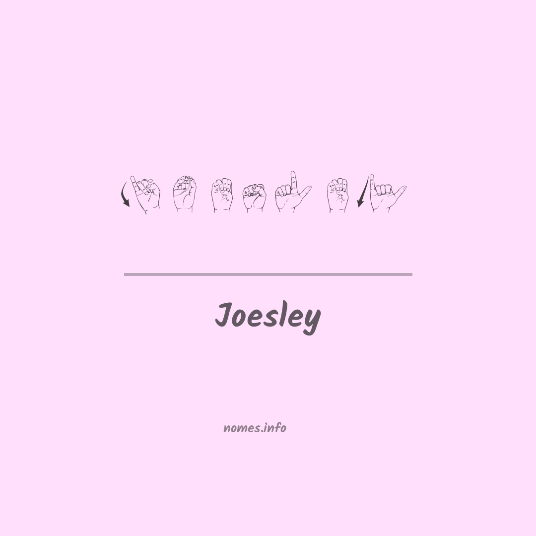 Joesley em Libras