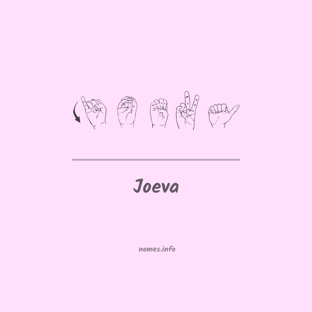 Joeva em Libras