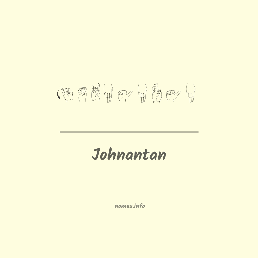 Johnantan em Libras