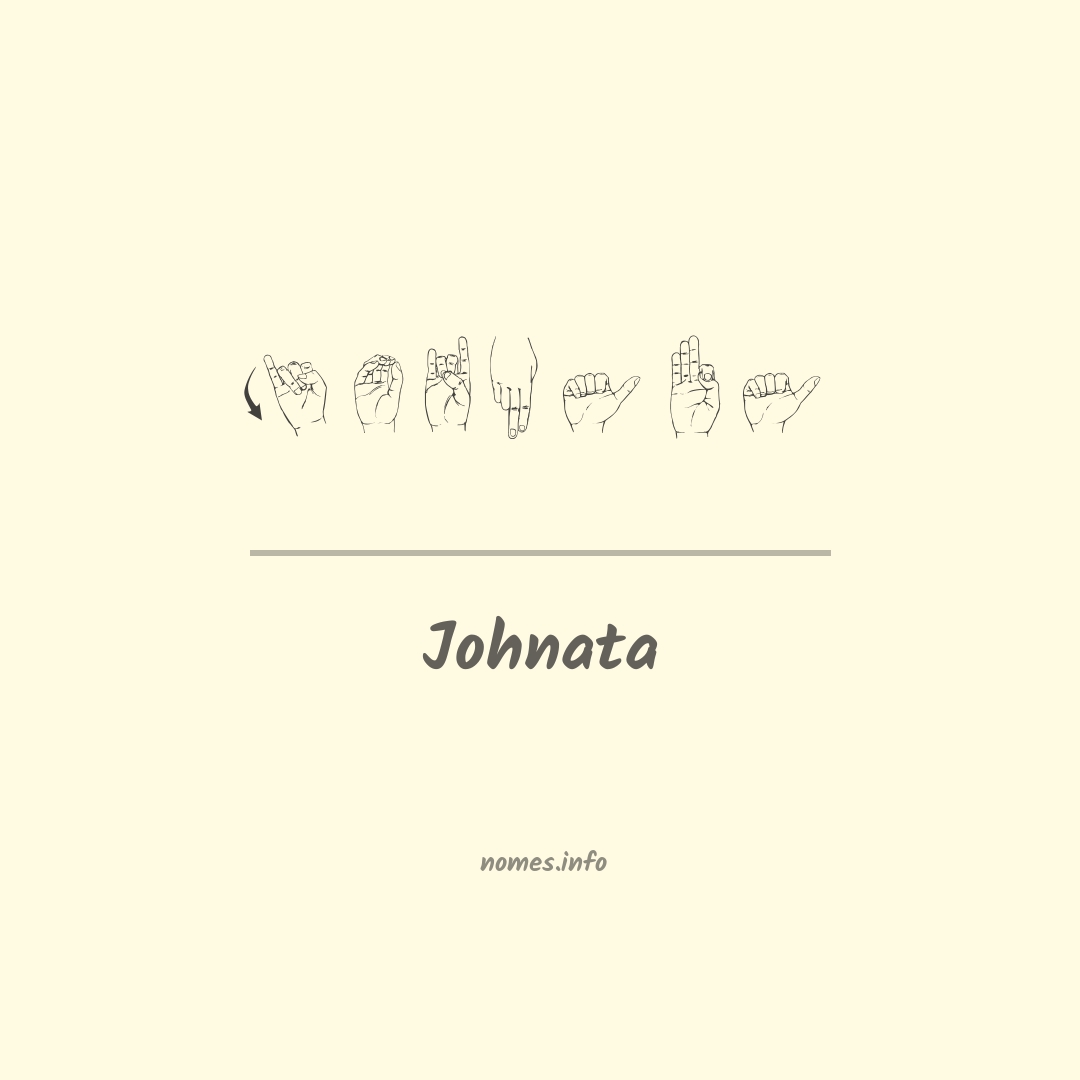 Johnata em Libras