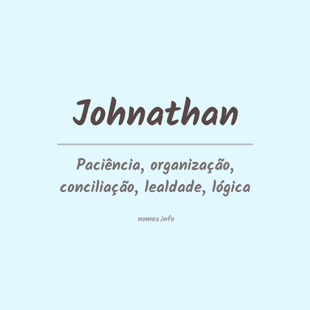 Significado do nome Johnathan