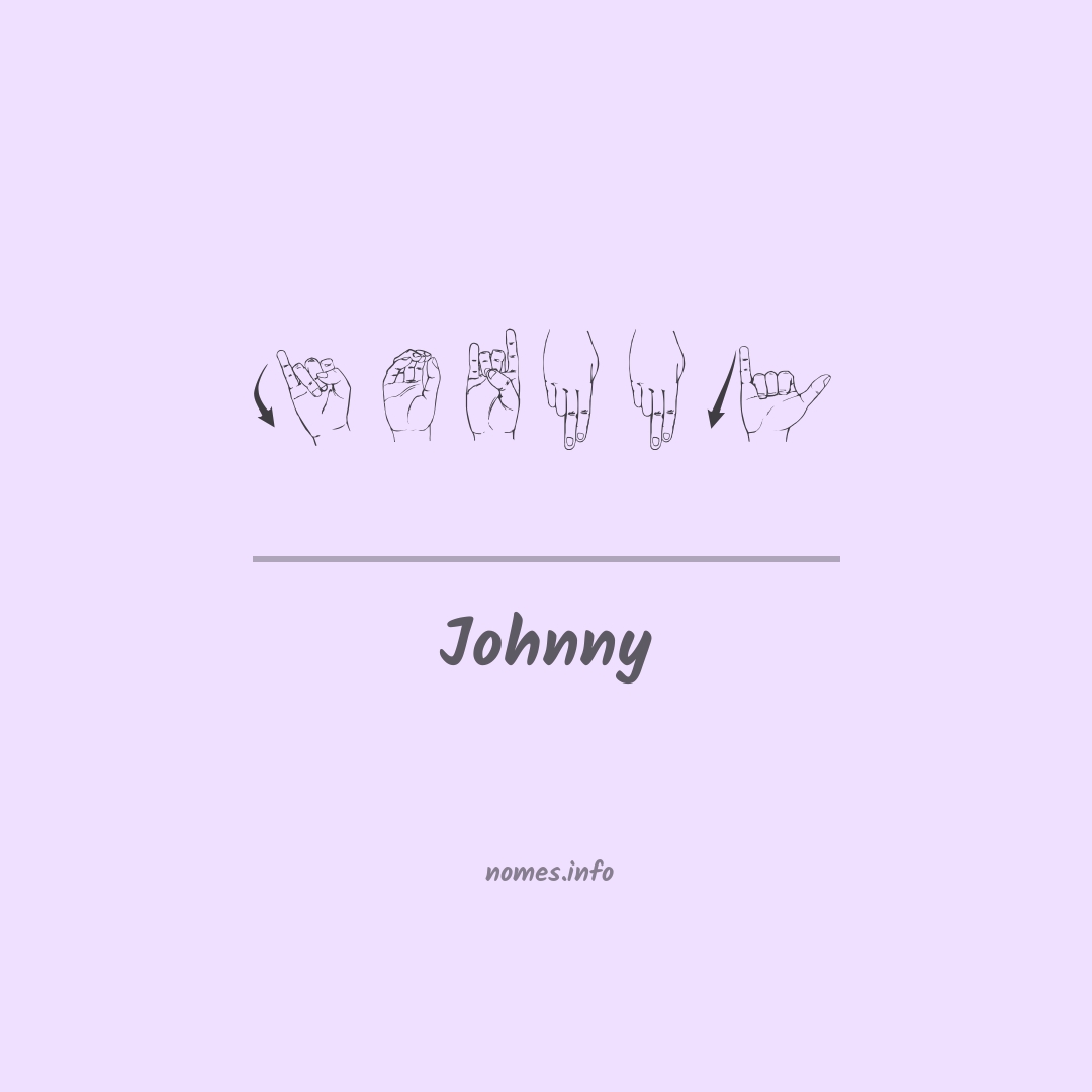 Johnny em Libras