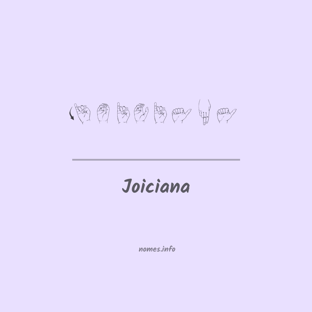 Joiciana em Libras
