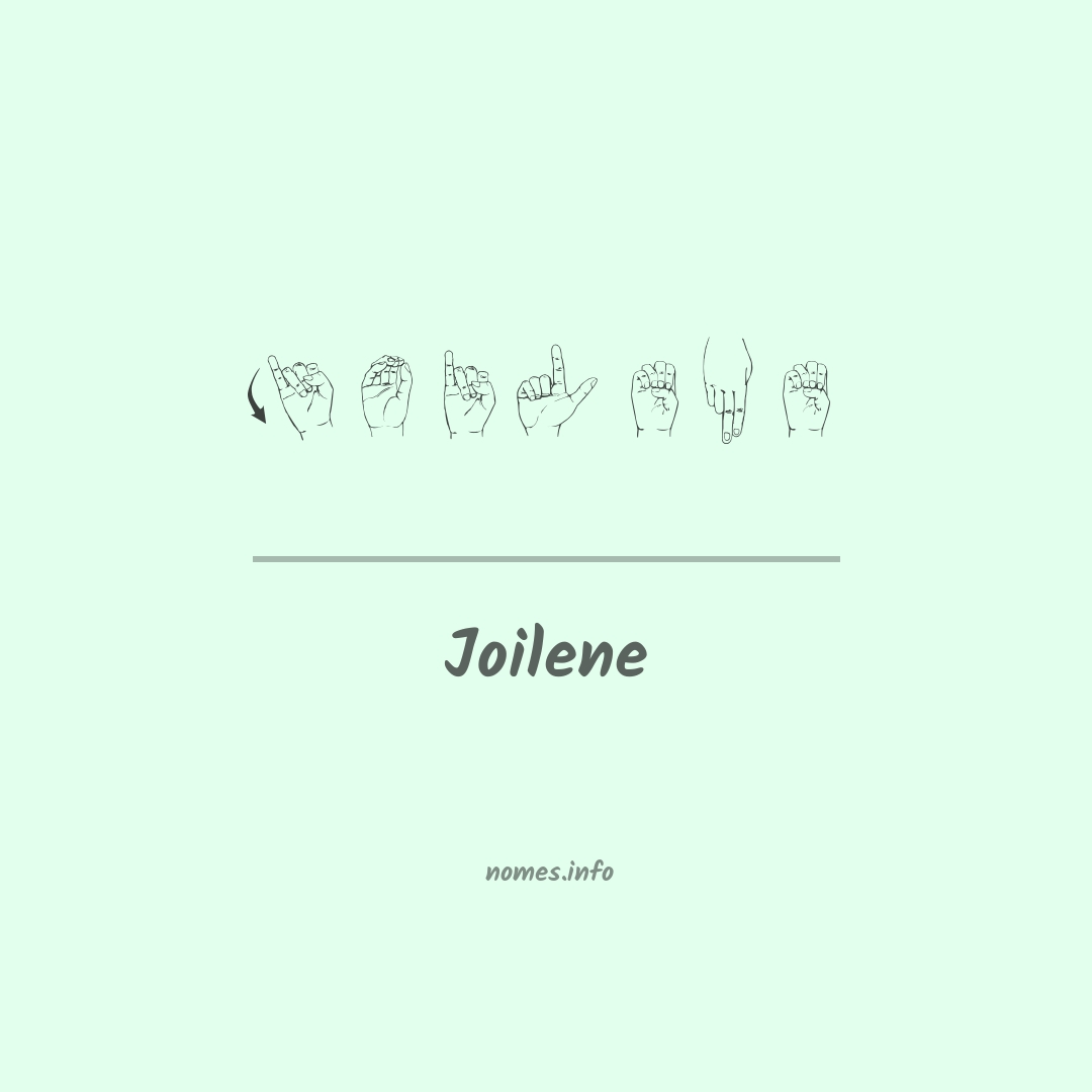 Joilene em Libras