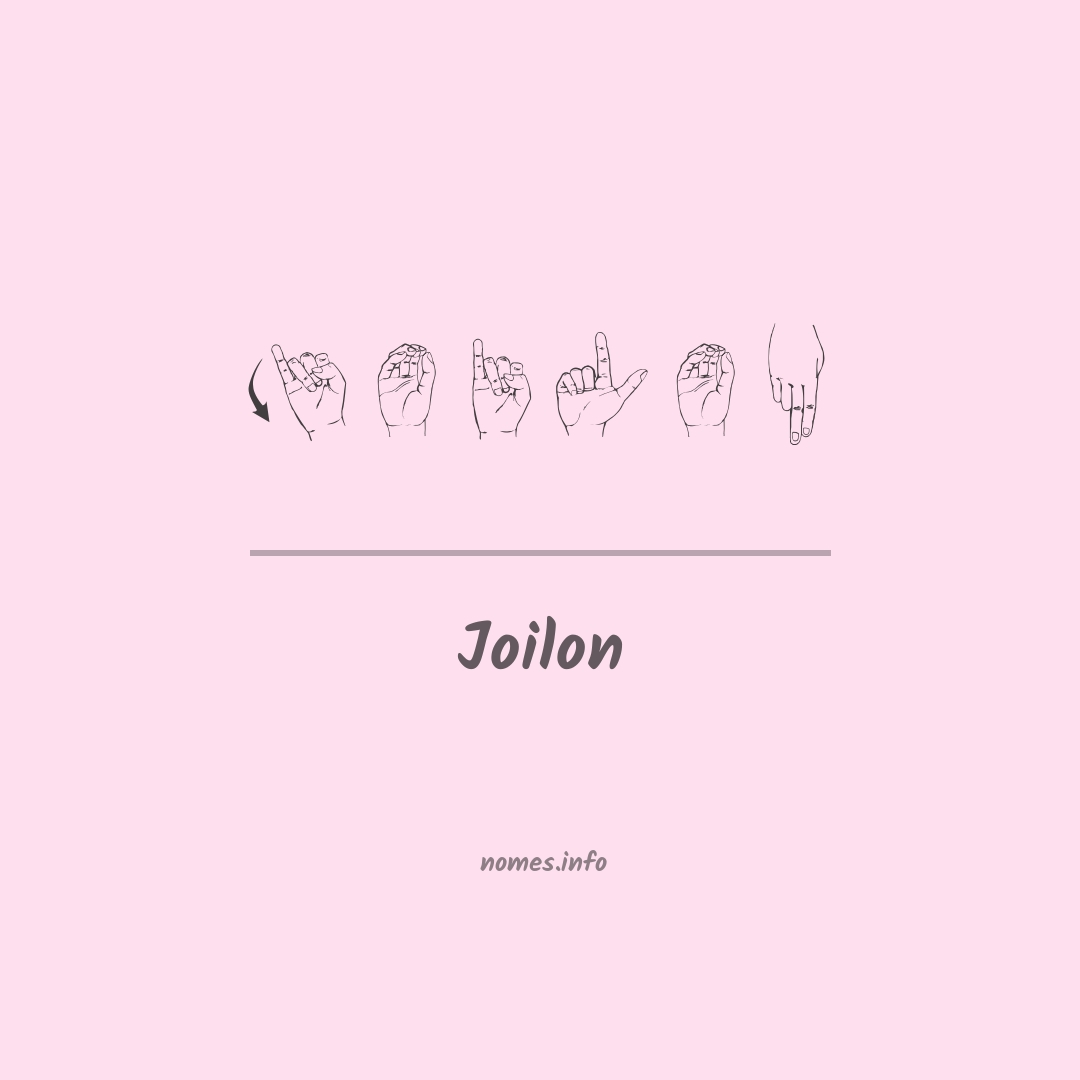 Joilon em Libras