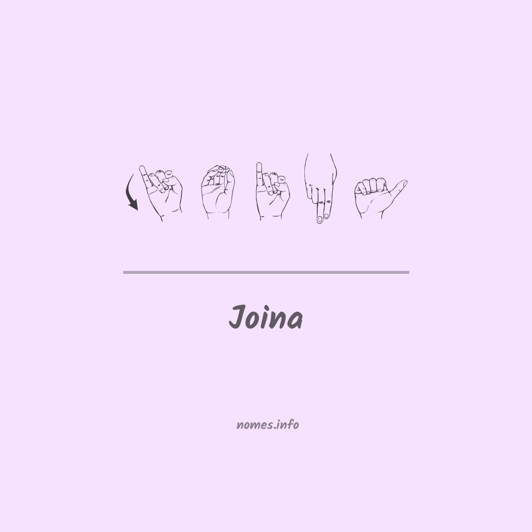 Joina em Libras