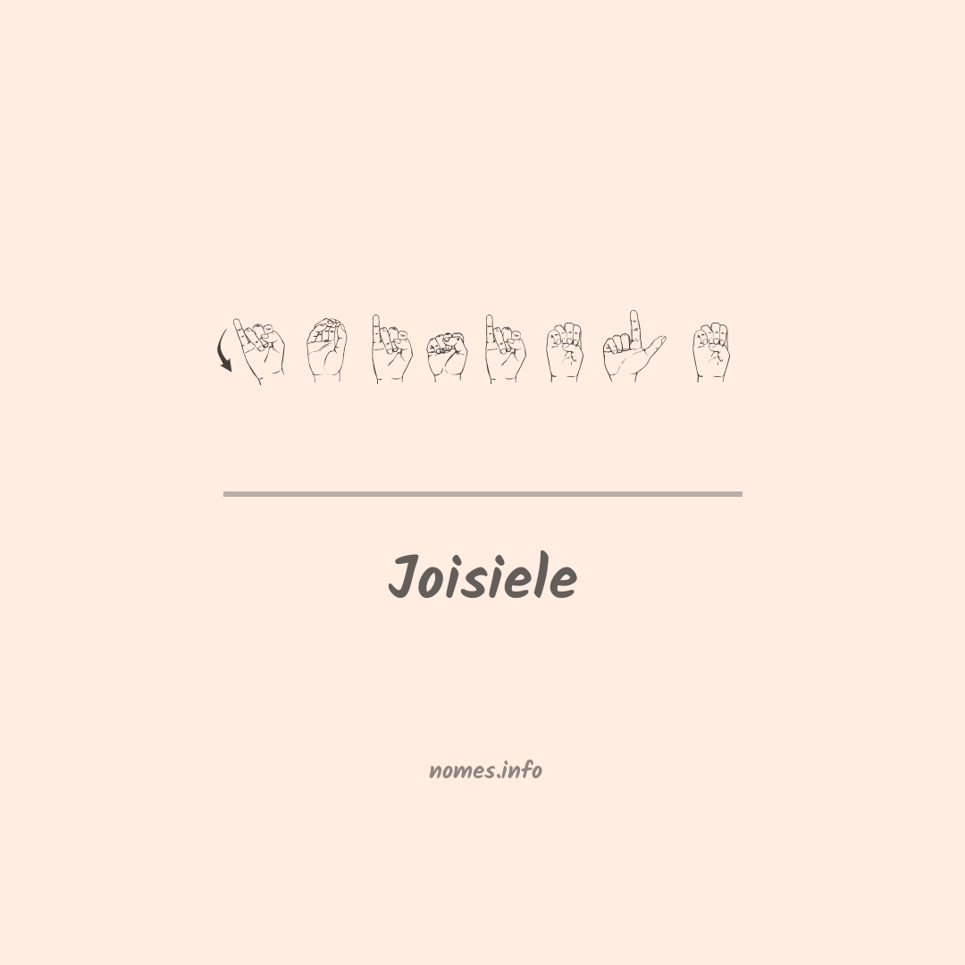 Joisiele em Libras