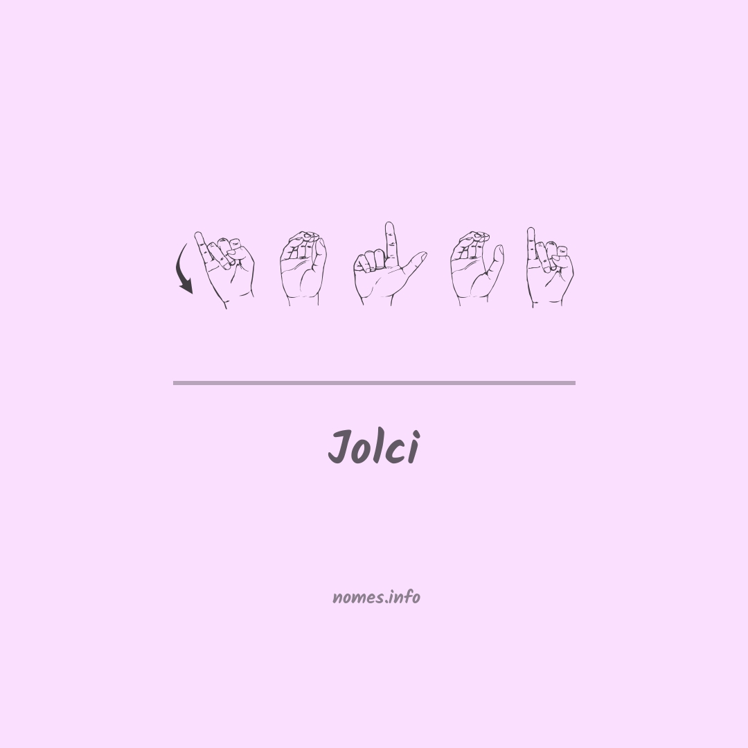 Jolci em Libras