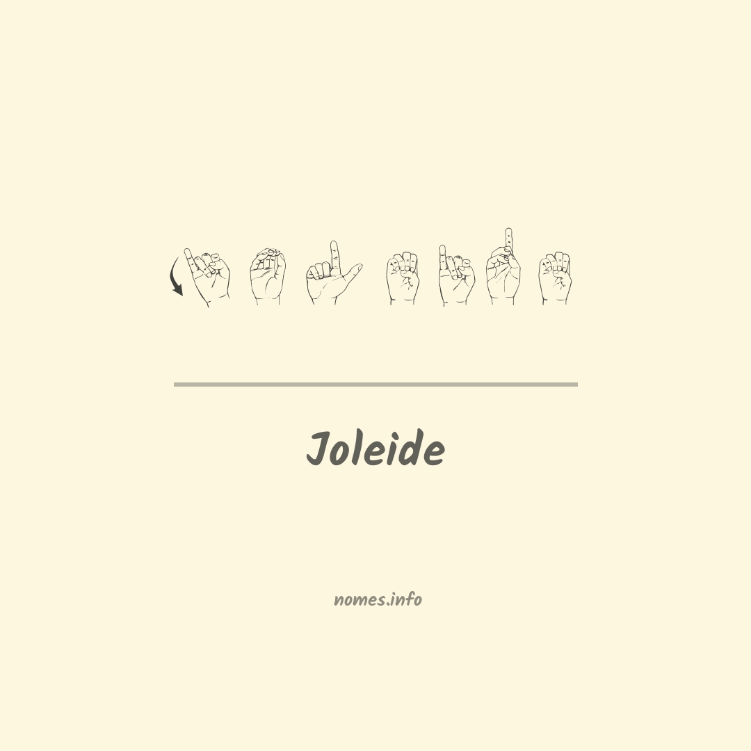 Joleide em Libras
