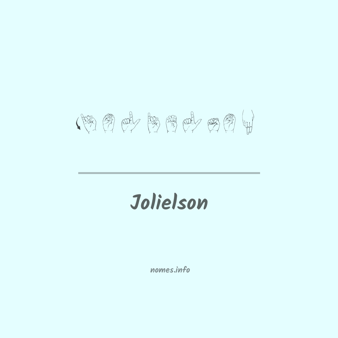 Jolielson em Libras