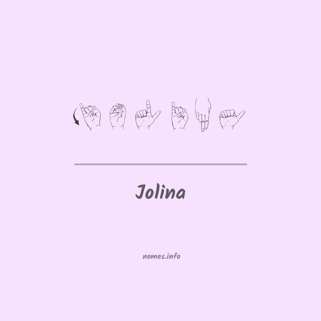 Jolina em Libras
