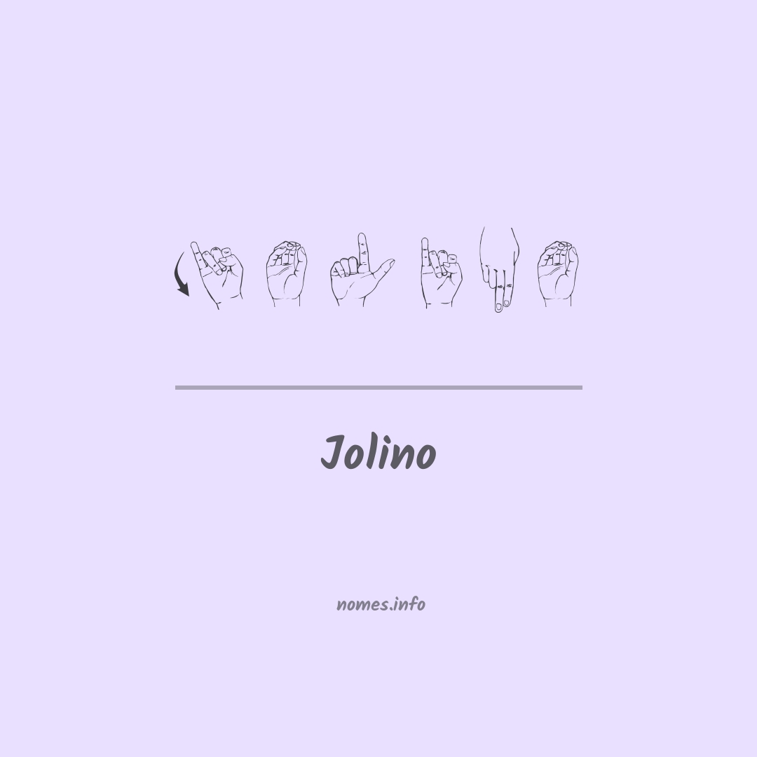 Jolino em Libras