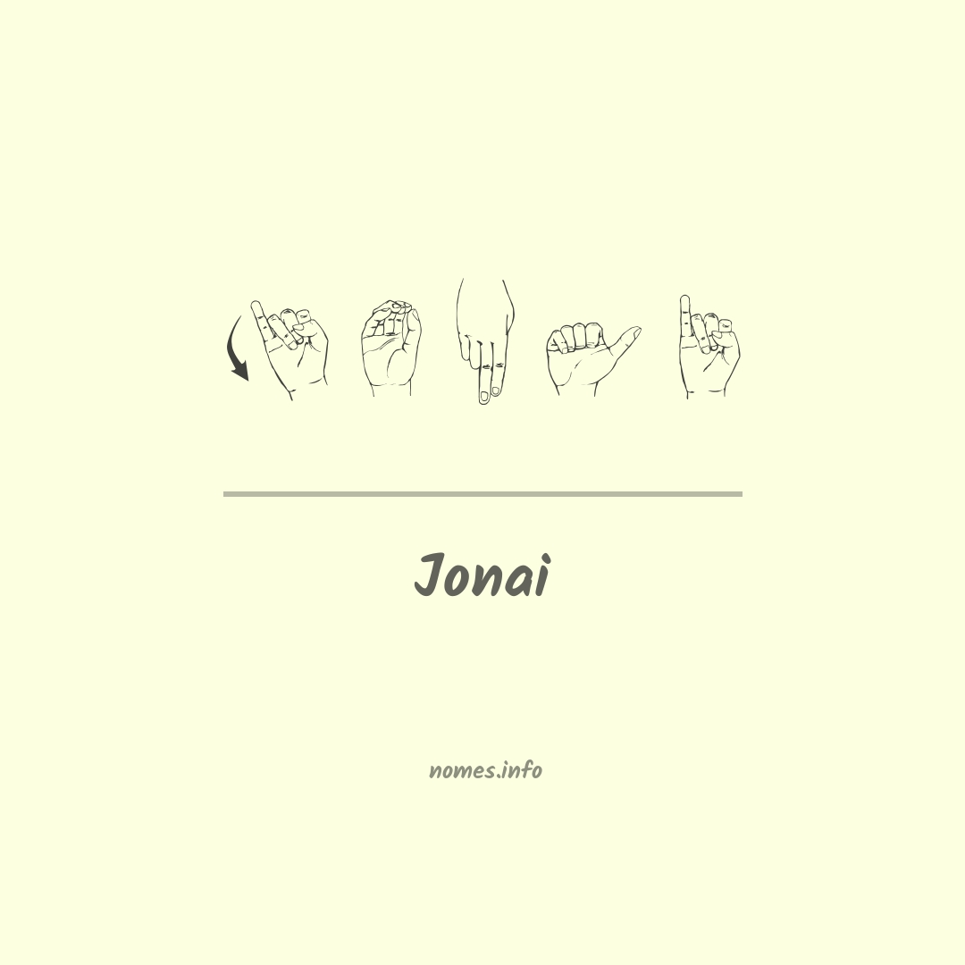 Jonai em Libras