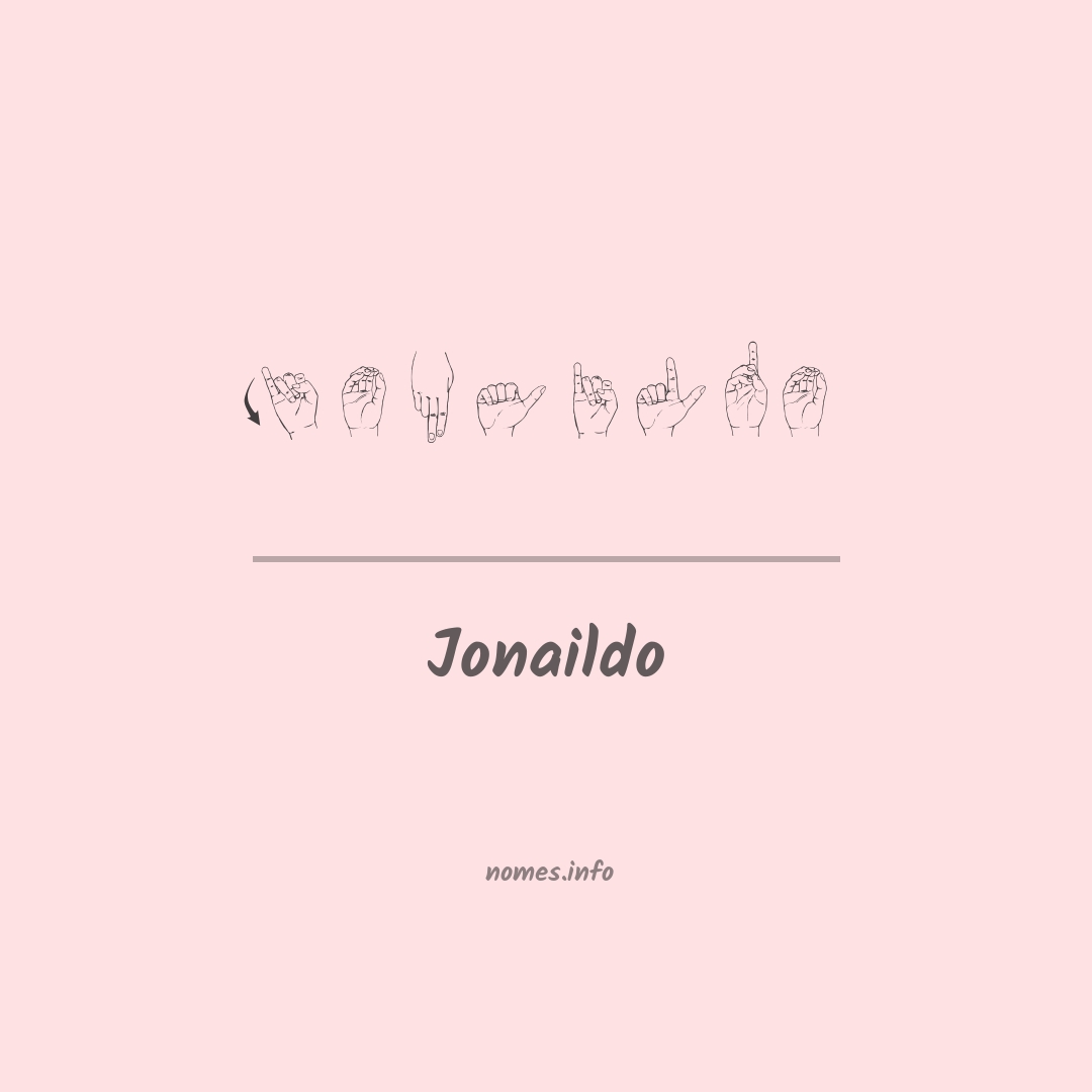 Jonaildo em Libras