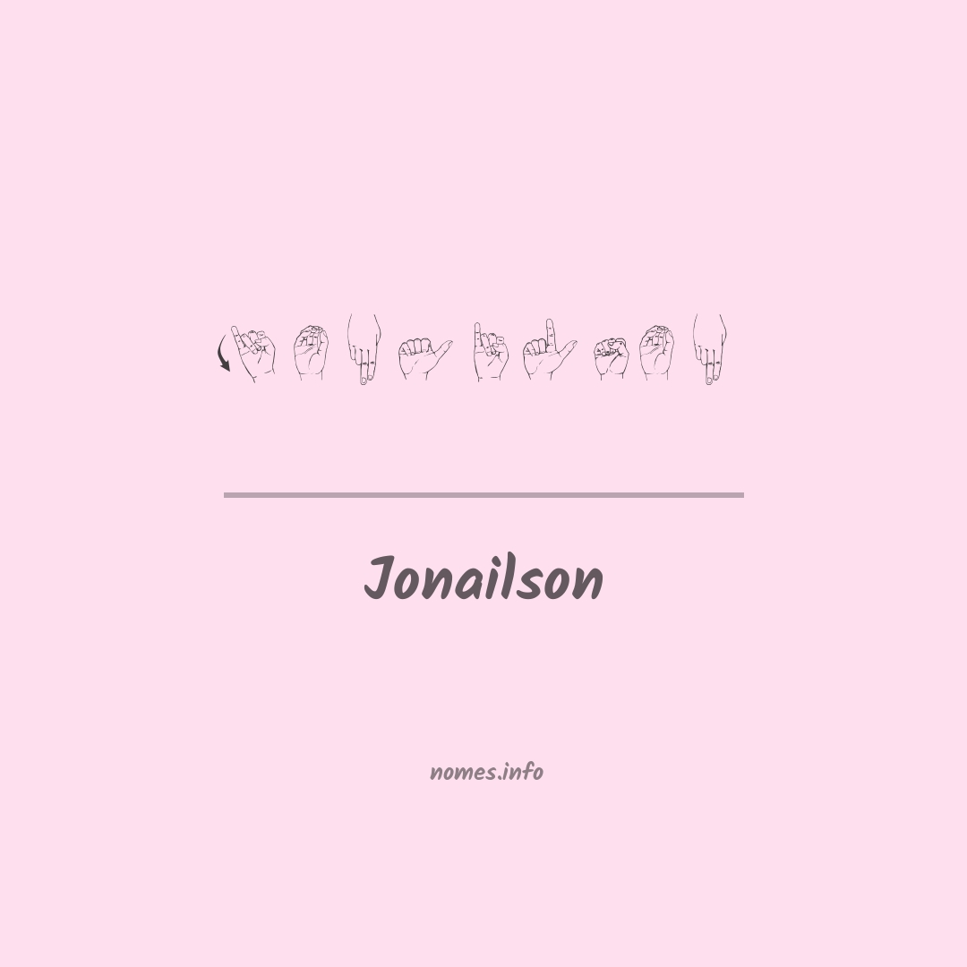 Jonailson em Libras