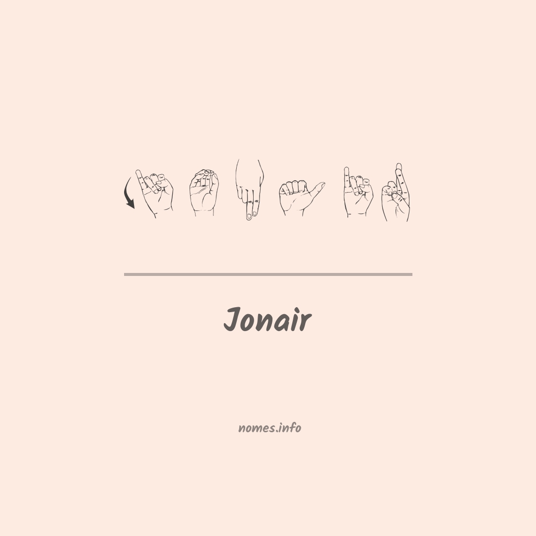 Jonair em Libras