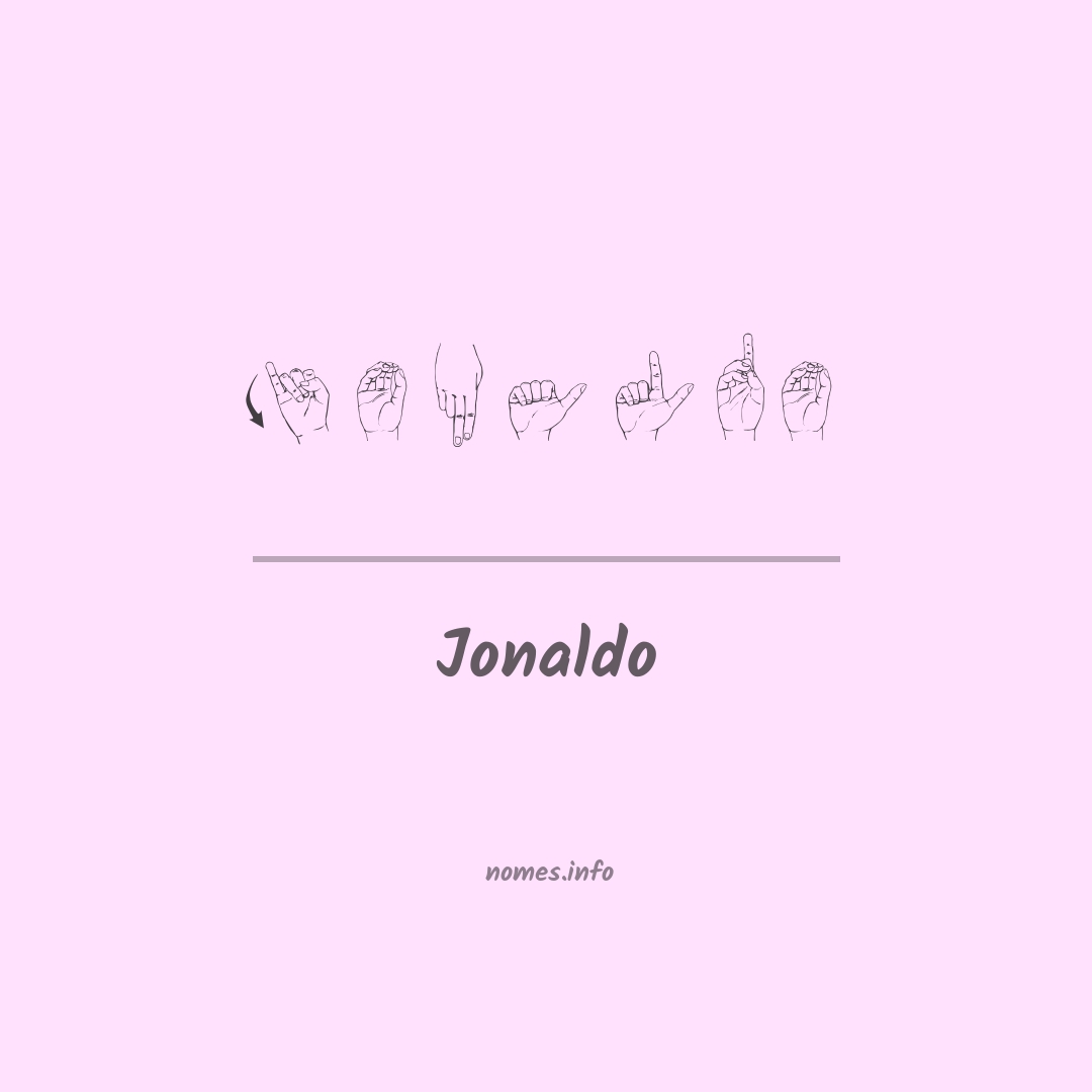 Jonaldo em Libras