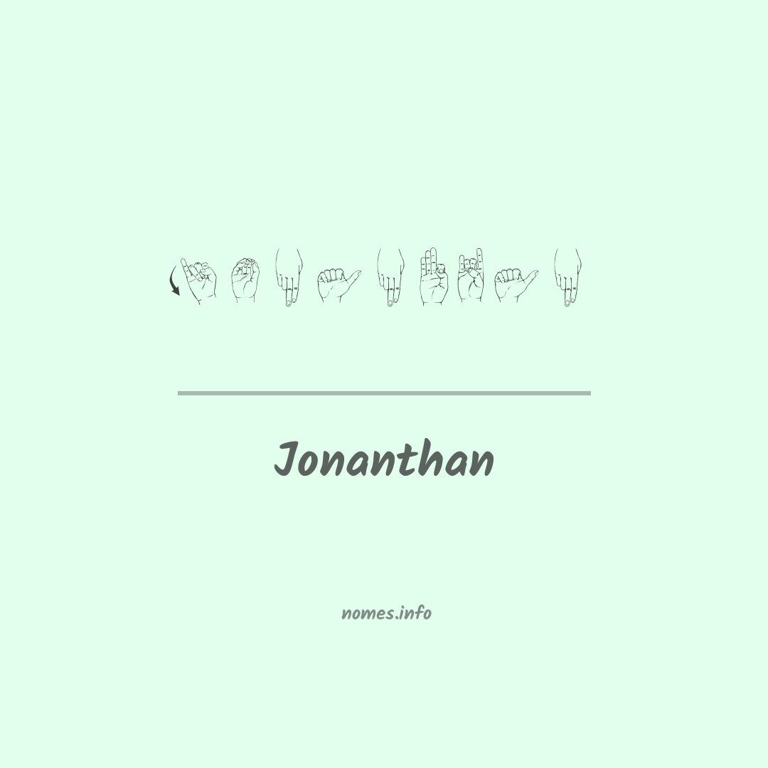 Jonanthan em Libras