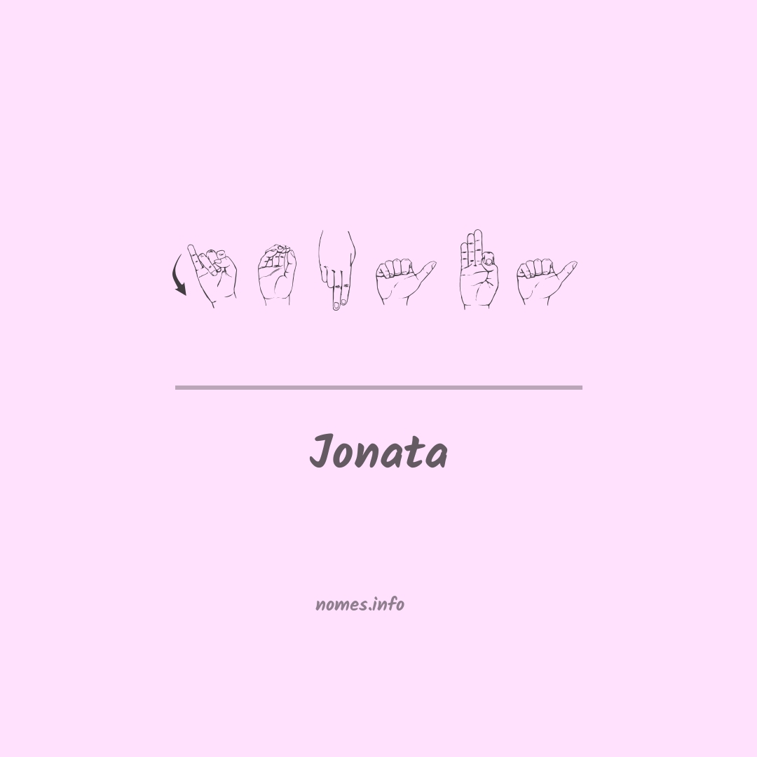 Jonata em Libras